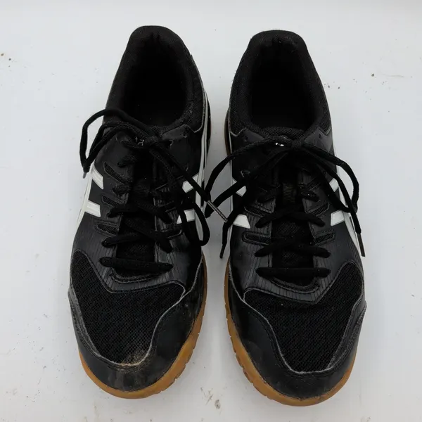 Asics Gel-Rocket 9 Womens‎ 8.5 Black White Gum Indoor Court Shoes 1072A034 - Image 4
