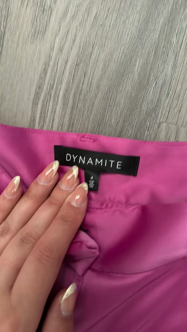Dynamite Satin Cargo Pants - Image 8