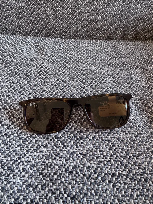 Ray-Ban Tortoise Frame Sunglasses with Brown Lenses NWT - Image 6