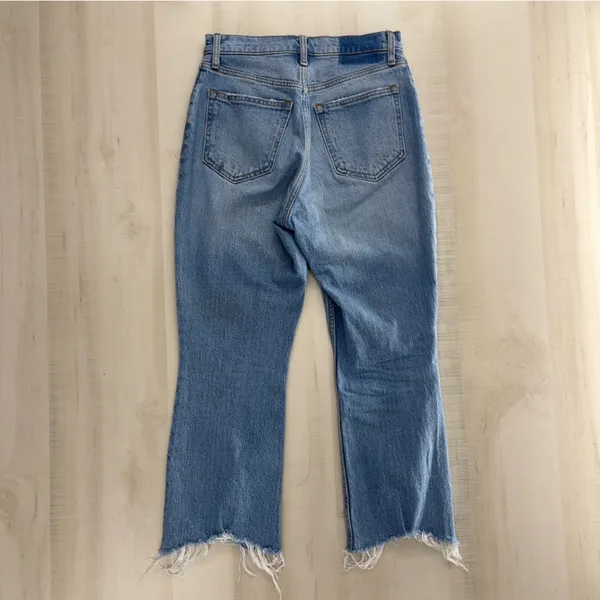 ABERCROMBIE & FITCH curve love the kick flare ultra high rise jeans 26 2 SHORT - Image 7