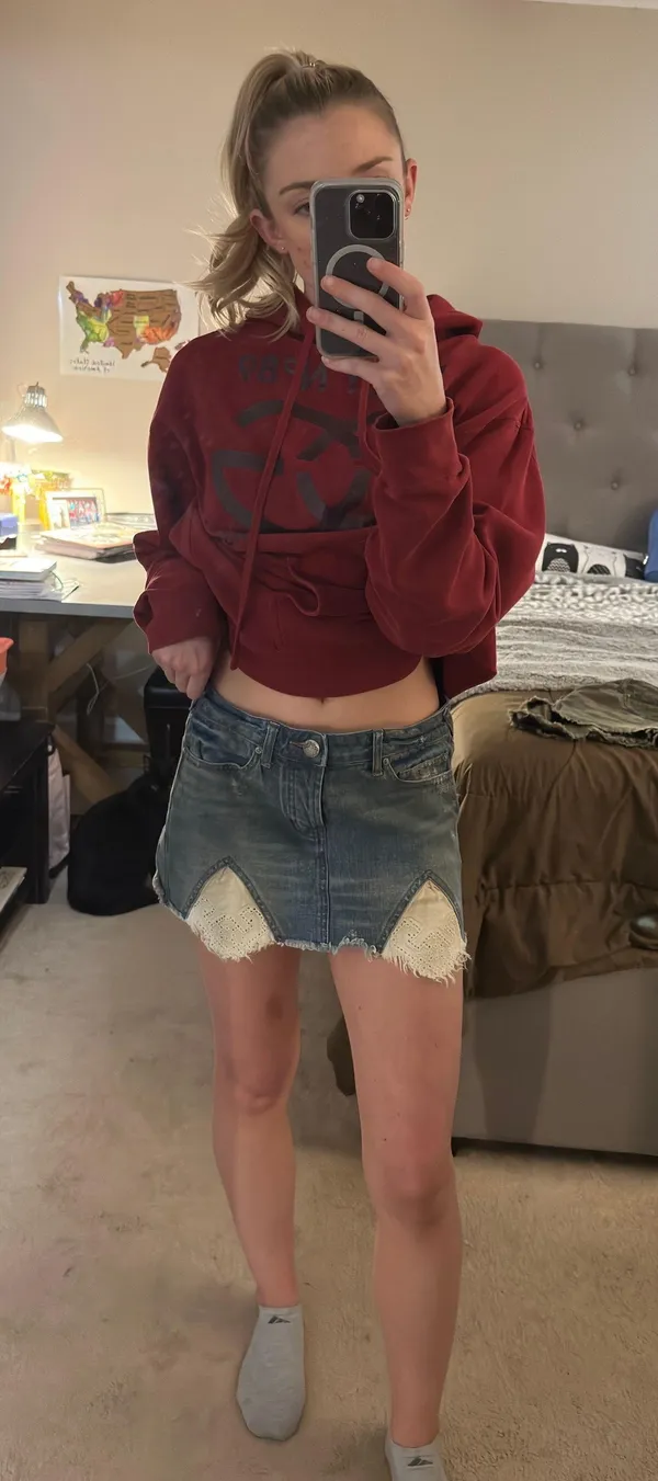 Free People Jean Skirt - Image 3