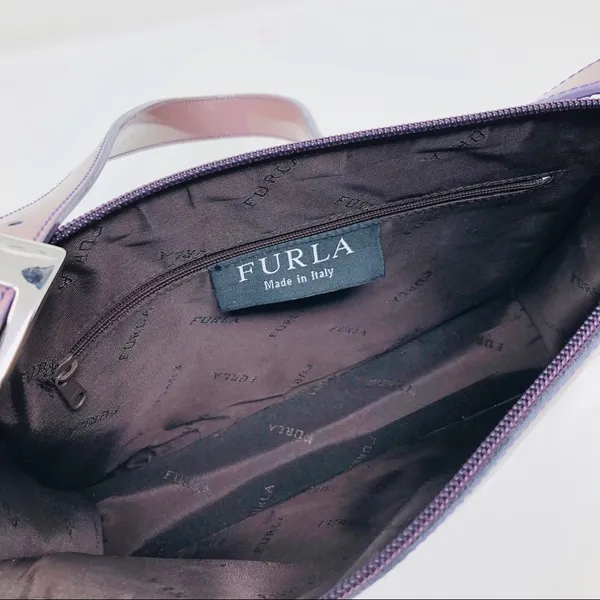 FURLA structured leather purse, made in Italy - Image 6