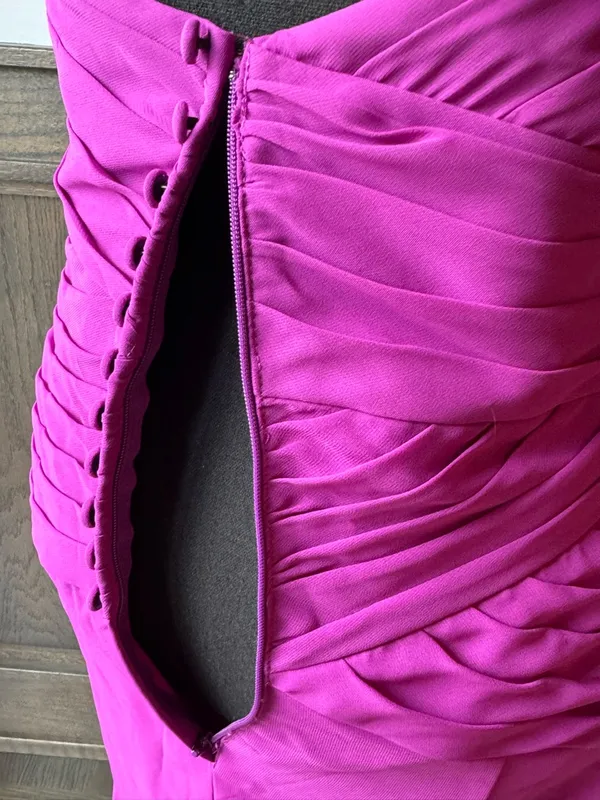 Alfred Angelo Strapless purple Ruched Sweetheart Gown 8 - Image 7