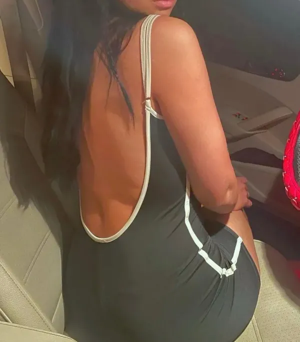 Adika Black open Back Athletic Romper  - Image 2