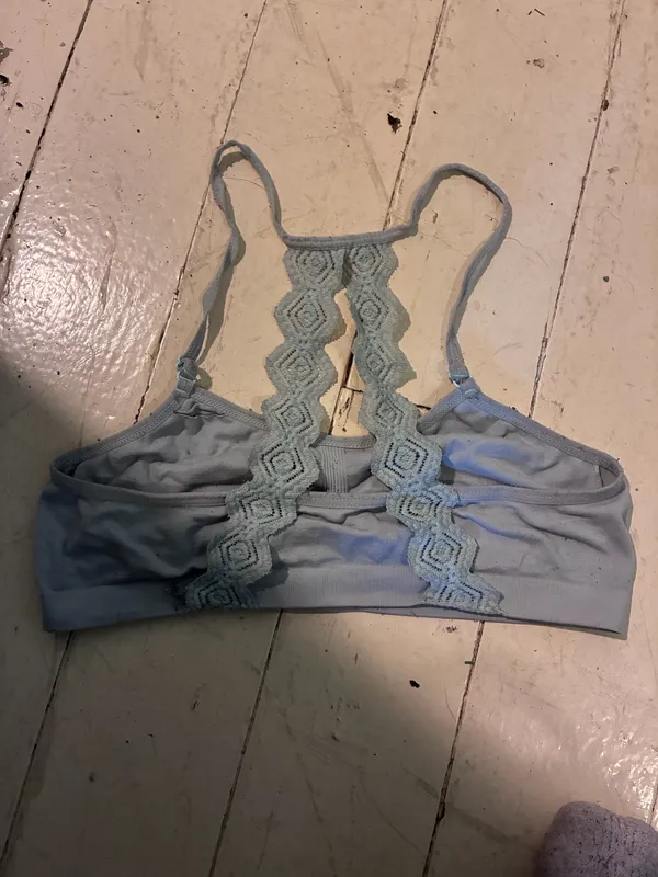 Girls Size XS Seamless Lace Bralette, 1-Pack, Color Blue - Image 2