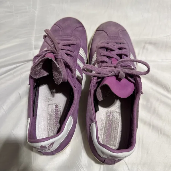 Adidas Gazelle Originals OG Pink Purple Suede M Size 5 - Image 4