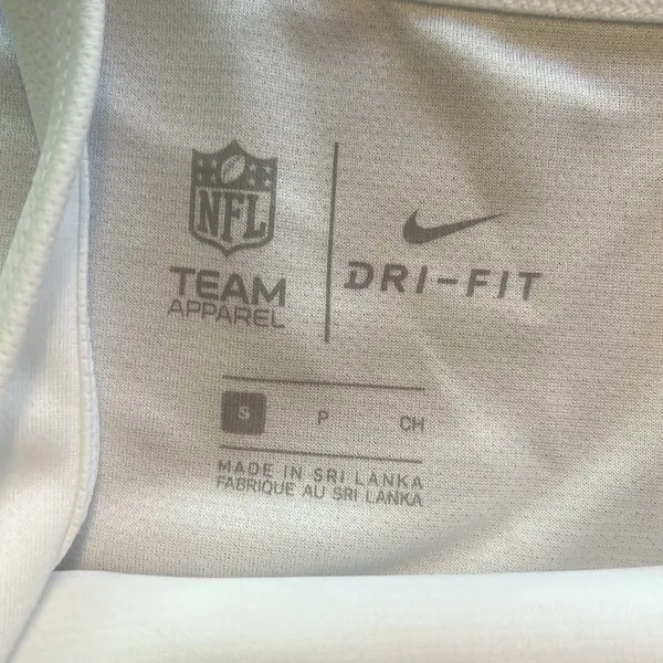 Nike Miami Dolphins tank top in small white/turquoise/orange team apparel. GUC - Image 2