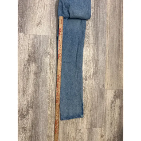 Abercrombie & Fitch The 90s Straight Ultra High Rise Light Wash Jeans Size 26 2S - Image 9