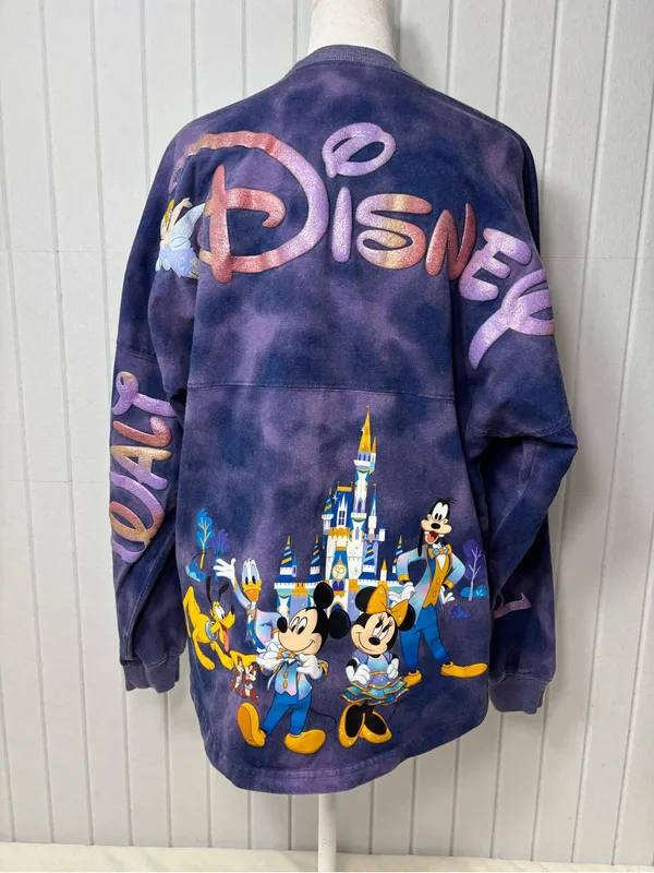 Walt Disney World 50th Anniversary Tie-Dye‎ Spirit Jersey Purple Size S - Image 7