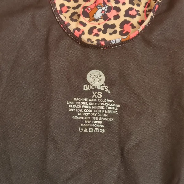 Women's Buc-ee's All Over Print One Piece Swimsuit Size XS - Image 8