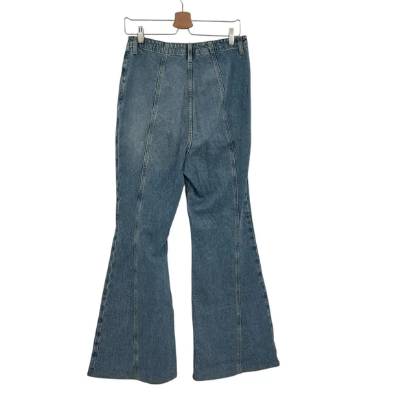 Free‎ People We the Free Florence Flare Jeans High Rise Size 31 - Image 8