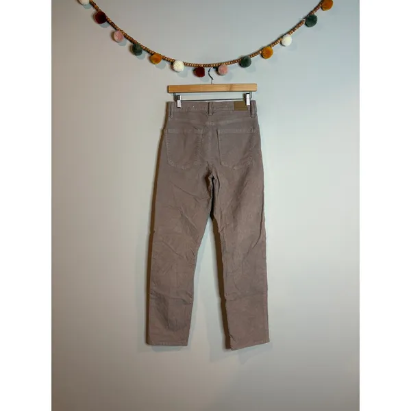 American Eagle 90's Straight dusty pink corduroy pants - Image 2
