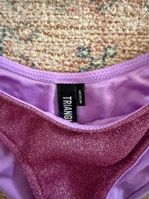 Triangl Purple Sparkle Bikini Set - Image 5