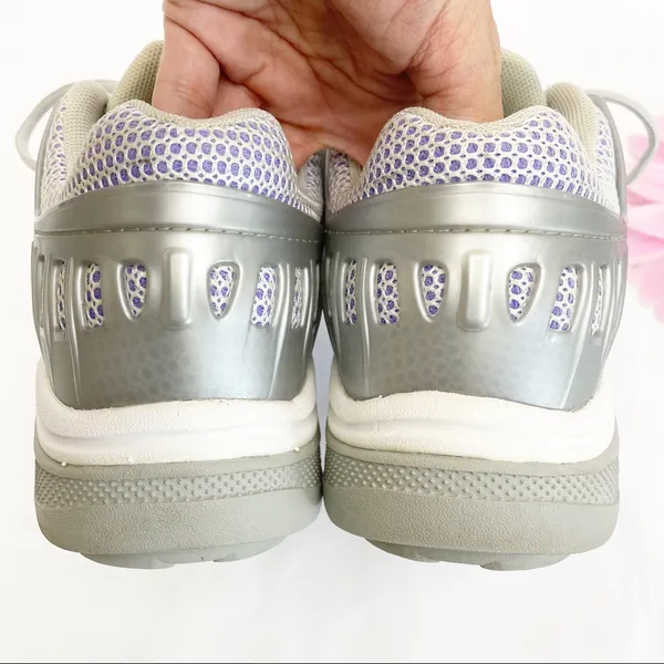 G-Defy Gravity Defyer Athletic Running Walking Shoes Sneakers: Grey/Purple/White - Image 10