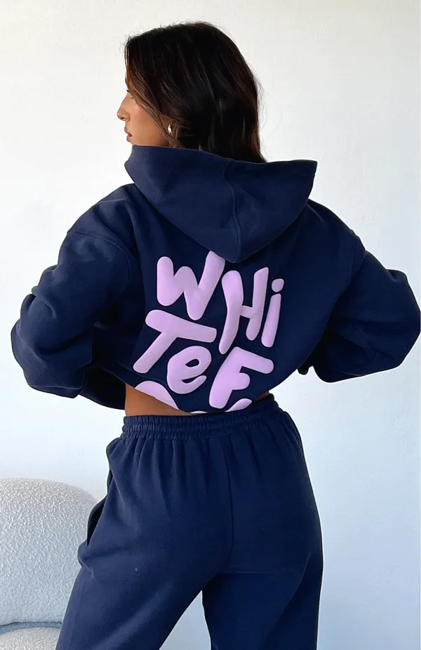 White Fox Boutique Lounge Hoodie NWT - Image 2