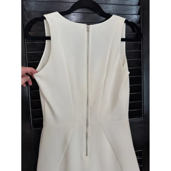 Aryn K Sugar High White Sleeveless Dress Size S Bride Bridal Wedding - Image 7