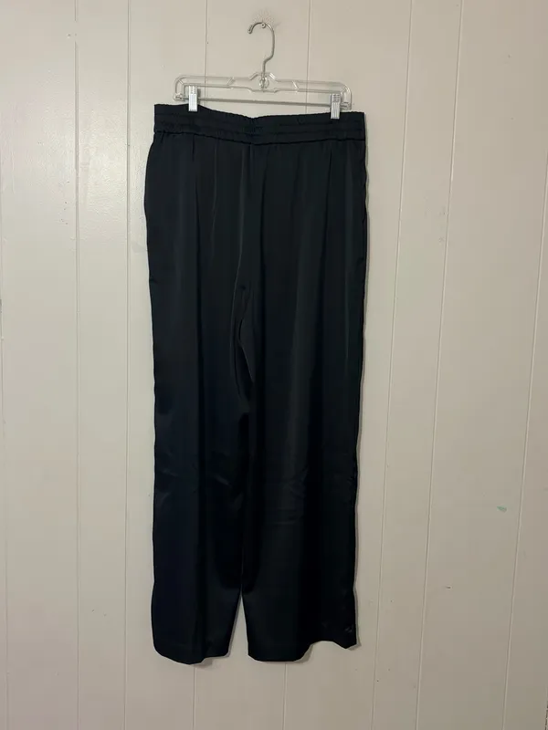 House of Harlow 1960 Satin Wide Leg Pants Black Size XL - Image 4