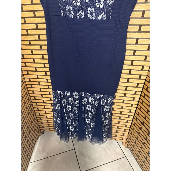 Blue Lace Maxi Dress Size‎ 2X - Image 4