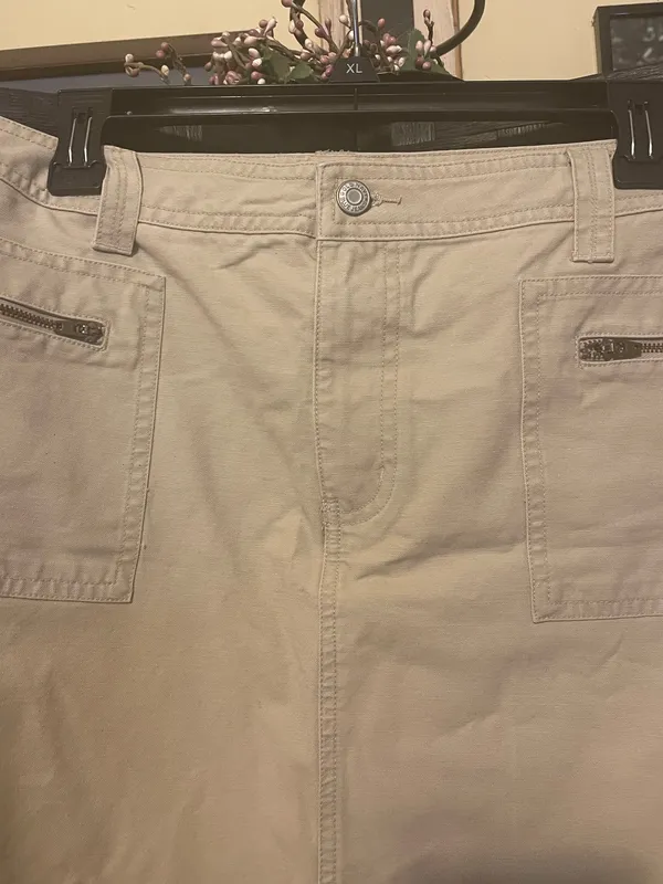YTK Old Navy Mini Skirt 12 Ultra Low Rise Cargo Utility Grunge Rave Indie - Image 6