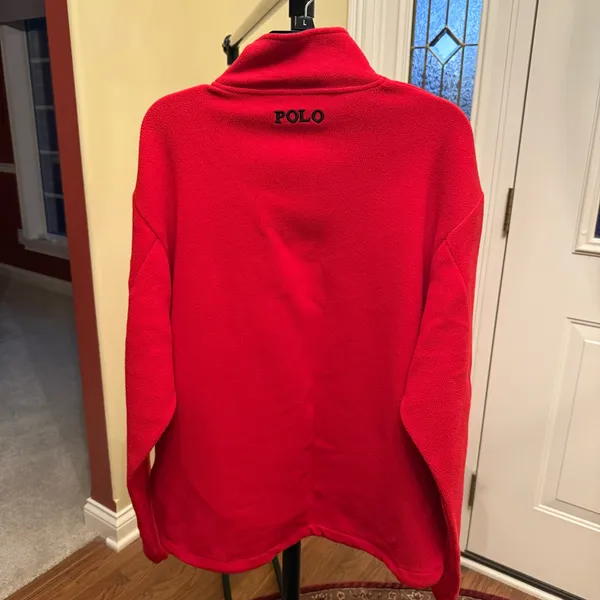 Polo Ralph Lauren Estate Ribbed Quater Zip Golf Pull Over - Image 2
