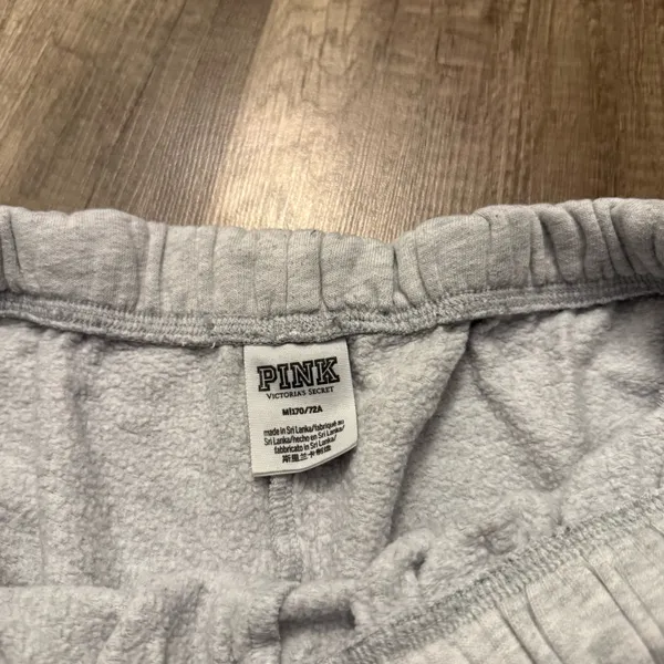 PINK Victoria’s Secret Gray Fleece Lounge Sweat Shorts - Image 3