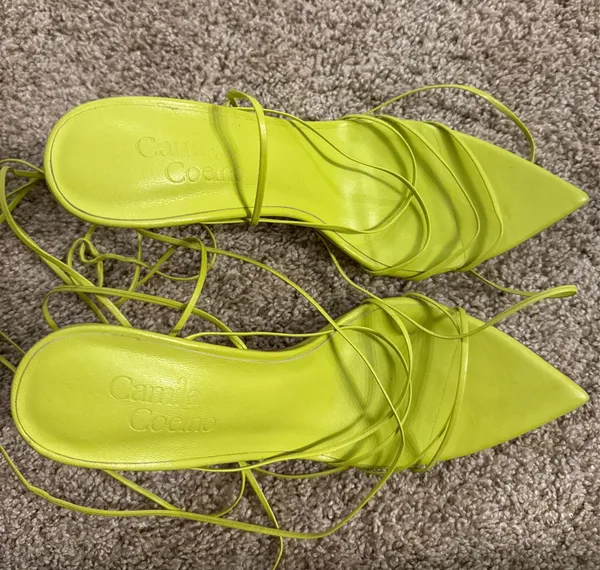 Camila Coelho Jolie Wrap Heels - Image 3