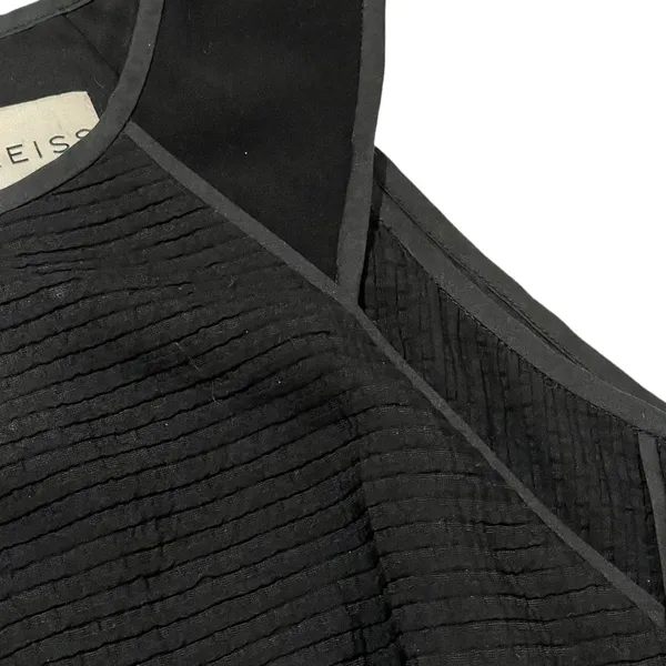 Reiss Zaria-Sheer Stripe Dress - Black - US 2 - Image 6