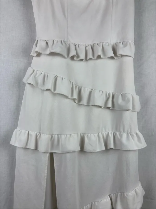 Show Me Your Mumu White Ruffled Greta Dress Size XL - Image 3