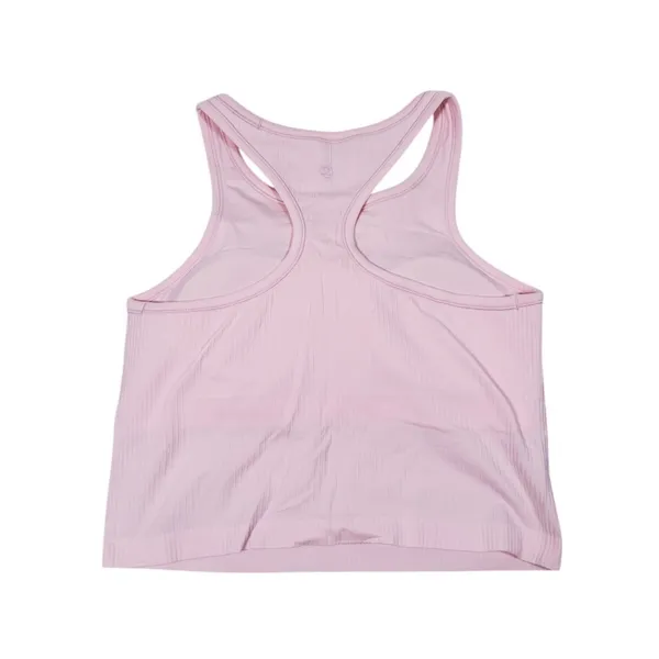 Lululemon Ebb to Street Cropped Racerback Tank Top Size 10 Pink Yoga Athletic - Image 2