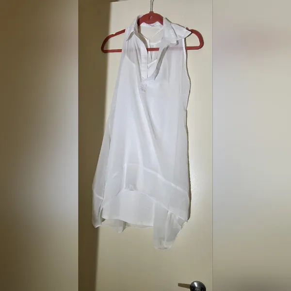 Sheer dress with slip Size M - Image 2