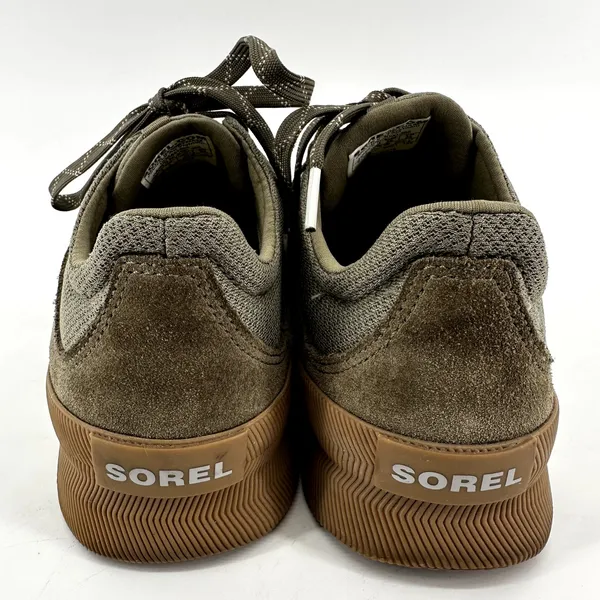 Sorel Out 'N About Plus Sneakers Shoes Suede Lace Up Ankle Comfort Sage Green 8 - Image 5