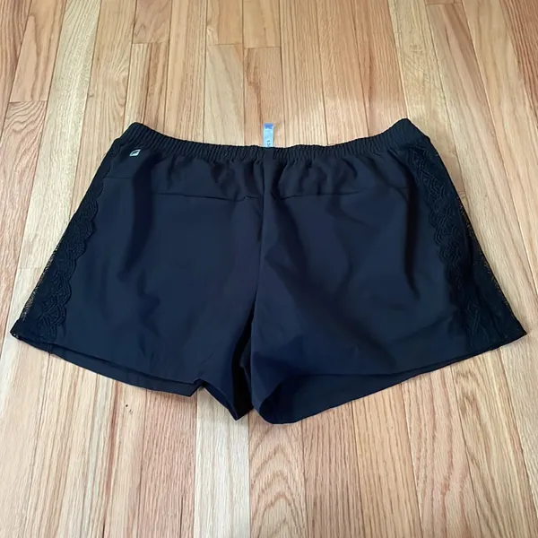 Fabletics Shorts Womens Large Black Pull On Lightweight Running Workout Gym - Image 7