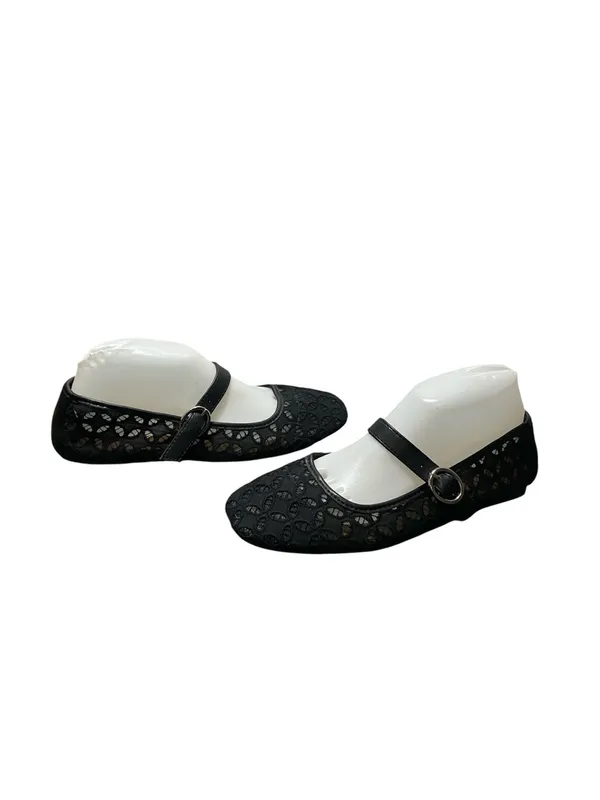 Seychelles Lace Mary Jane Ballernia Flats Sz-9W - Image 2