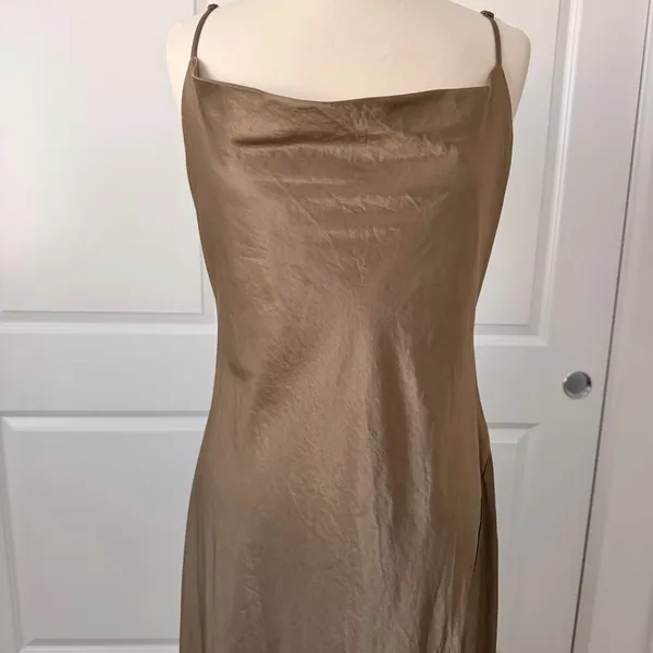 TOV Noir Slip Dress - Image 8