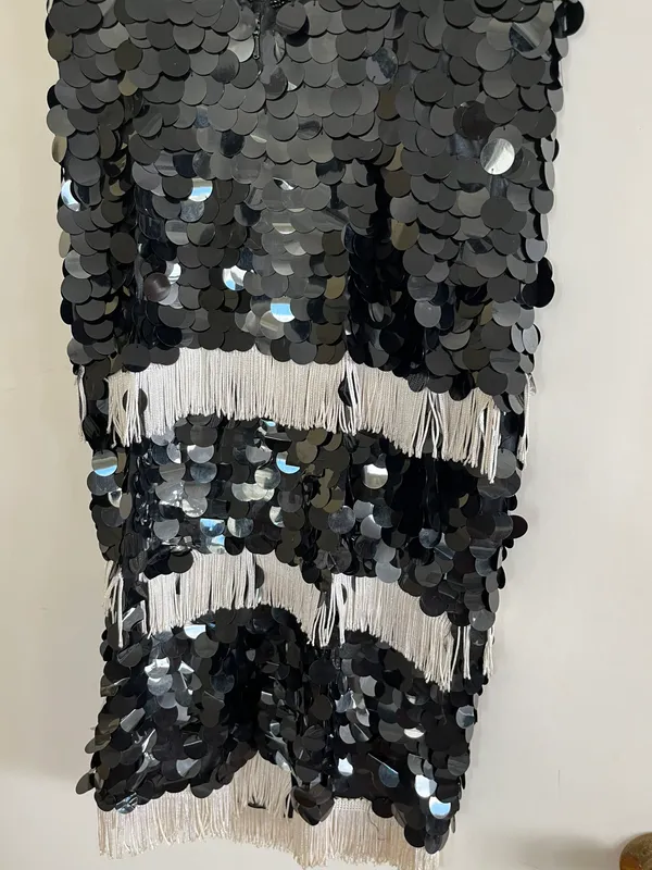 20s Style Flapper dress Black - Image 5