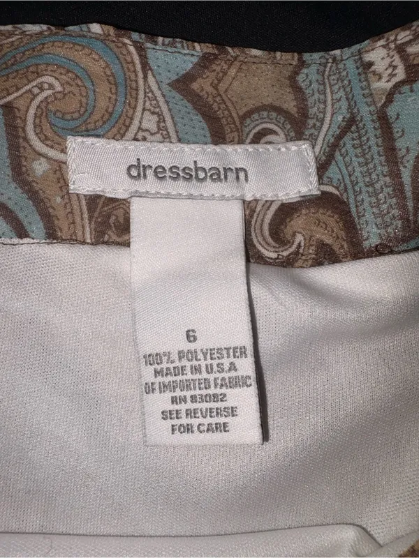 Vintage Dress Barn Paisley A Line Skirt - Image 2