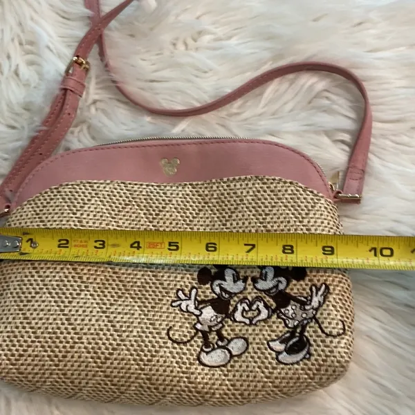Disney Pink and Tan Crossbody Bag with Elegant Design BNWOT - Image 8
