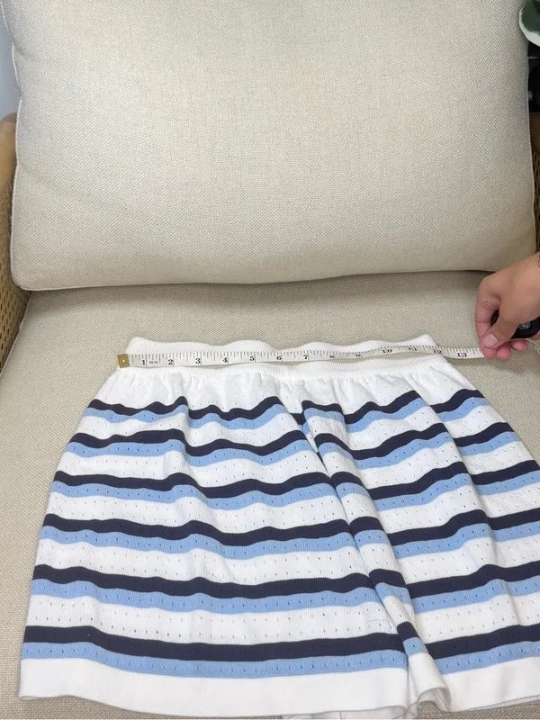 Stripe Coverup / Lounge Set Size medium Blue - Image 5