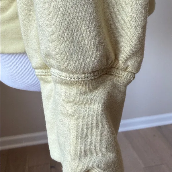 Lululemon Pleated Modal Fleece Pulover Dew Green - Image 5
