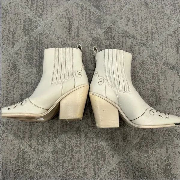 Steve Madden Multi Leather Pointed-Toe Western Booties - Image 6