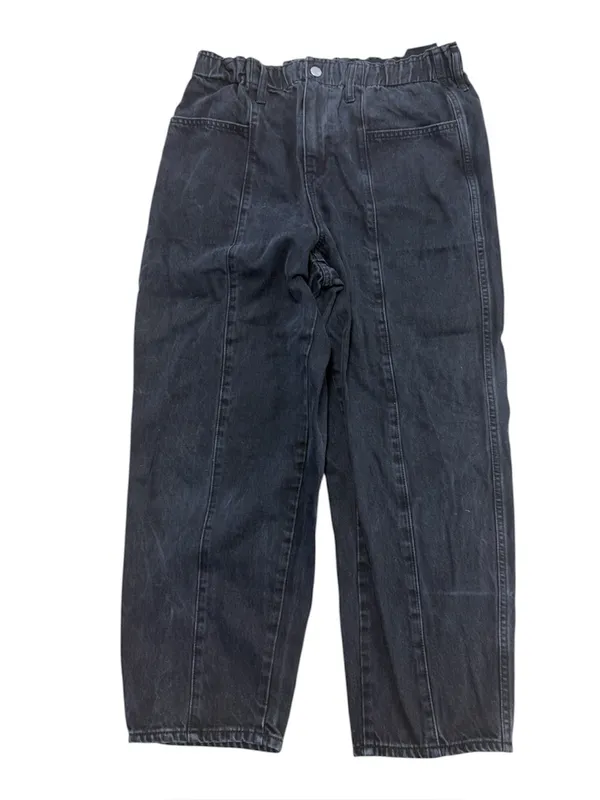 Madewell Pull-On Balloon Jeans in Hobson Wash: Paperbag Edition Sz L - Image 4