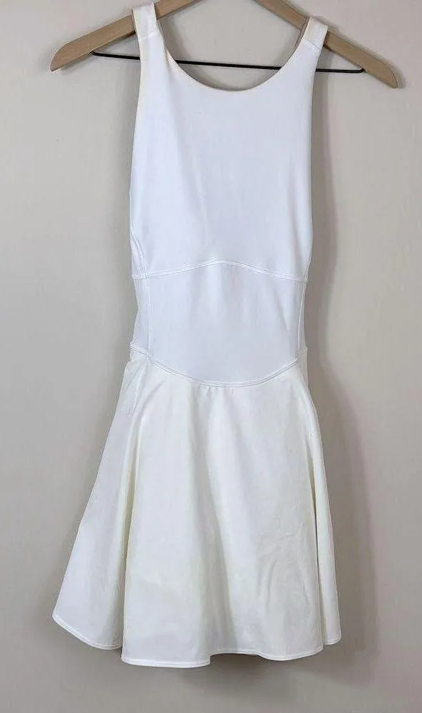 Lululemon Court Crush Dress Skort Built in Shorts Tennis Athletic White Size 8 - Image 2