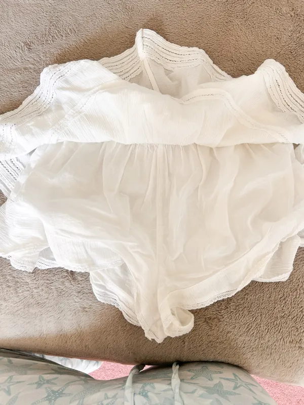 Aerie white ruffle mini skirt - Image 2