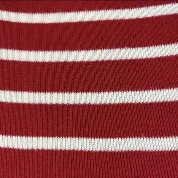 LL Bean Red White Stripes 1/4 Zip‎ French Sailor Pullover Top Size LARGE - Image 7