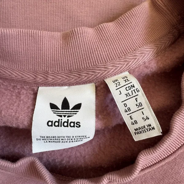 Adidas Women's Purple Mauve Sweatshirt size XL - Image 3
