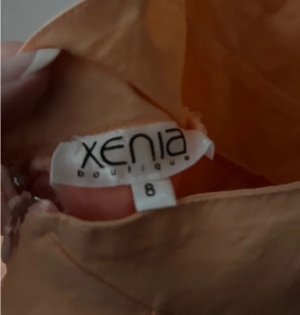 Xenia Peach Girly Dress - Image 4