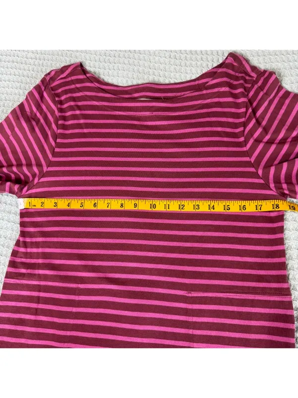 Free People Beach T-Shirt Mini Dress Womens Medium Pink Tunic Shift Boho Resort - Image 7