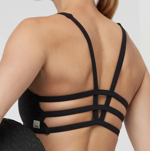 Vuori Black Sports Bra - Image 2
