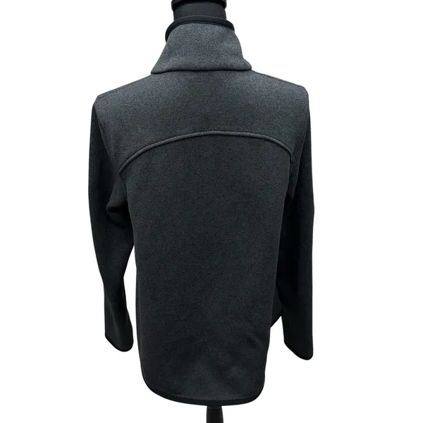 Lululemon Women's Its‎ Fleecing Cold Pullover Heathered Black / Black Size 8 - Image 4
