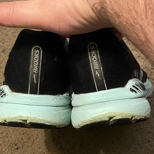 Womens Brooks Launch GTS 8 Black‎ Mint Green Running Shoes Size 9 WIDE WIDTH - Image 4